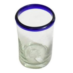 Tequila glas 2cl (blauer Rand)